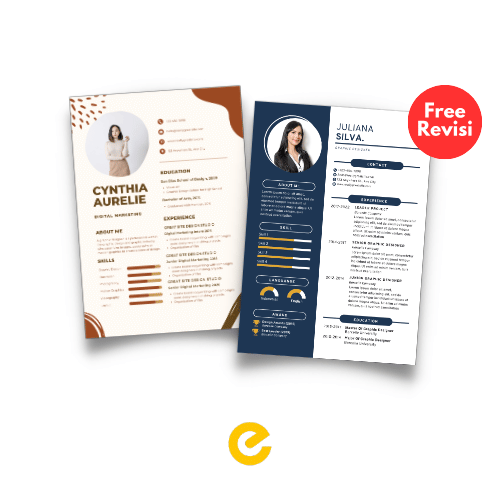 Jasa Pembuatan CV Resume Kreatif - KILAT 1 JAM