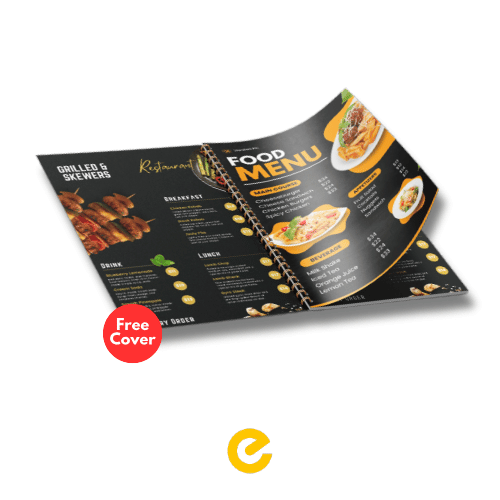 Design Buku Menu - KILAT 3 JAM